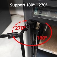 Engsel Pintu CNC Metal Bambu Lab P1S/X1 180/270 °   Kit Printer 3D yang Ditingkatkan untuk Printer 3D Bambu P1S/X1