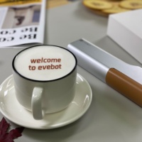 Imprimante alimentaire EVEBOT PrintPen, imprimante à stylo pour gâteaux, macarons, café, bière, cocktails, imprimante à jet d'encre portable, imprimante à gâteaux DIY avec logo