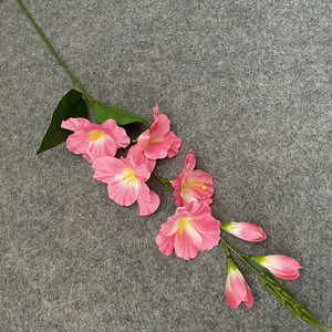 Fleurs artificielles en gros, Gladiolus et Orchidée épée, 78cm et 62cm, tige unique, aspect réaliste, pour <span class=keywords><strong>d</strong></span>écoration de mariage - Product Image 4