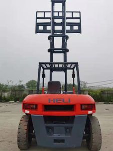 Nouveau chariot élévateur diesel Heli de 7 tonnes d'usine avec la capacité de levage 7 T hauteur de levage de 4m chariot élévateur de construction de mât à 2 étages emballé sur palette - Product Image 3