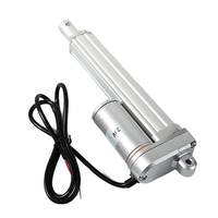 Actionneur linéaire électrique en aluminium à faible bruit 24V 12V 1000N, étanche, actionneur linéaire DC pour équipement d'automatisation industrielle