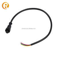 Rakitan Kabel Koaksial BNC Kustom RG58 RG59 RG6 RG174 50/75 Ohm Adaptor PVC untuk Sistem Kamera Keamanan CCTV Mobil