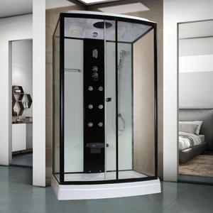 מקלחת אדים מזכוכית יוקרתית בקתת עץ יבש ורטוב בשילוב עם ג 'קוזי וג' קוזי - Product Image 3