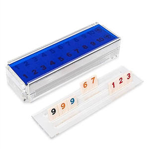 Boîte de rangement transparente en acrylique pour cartes de jeu de Mahjong numérique, personnalisable - Product Image 5