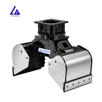Grappin rotatif pour excavatrice 10-20t certifié CE, rotation hydraulique à 360°, tri de ferraille, démolition, moteur, support 24/7