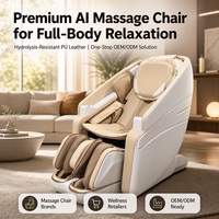 Fauteuil de massage confortable à gravité zéro pour le corps entier avec détection des épaules et du cou et chauffage du dos pour la relaxation à la maison et au bureau