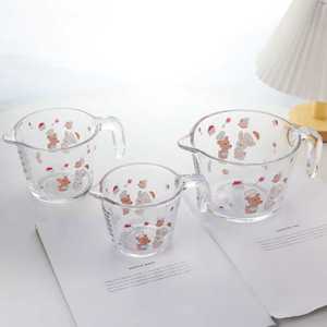 Tazza dosatrice in vetro ecologica di grande capacità per montare la panna, con scala graduata, per cottura e filtraggio di liquidi (uova) <span class=keywords><strong>YS</strong></span> - Product Image 6
