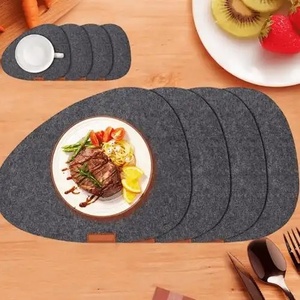 Felt <b>Placemat</b> Set with Custom Logo - Heat-Resistant & Decorative for for Dining Table Waterproof Washable - Product Image 5