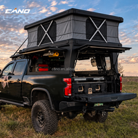 Tente de camping personnalisée pour pick-up, légère, en aluminium, avec auvent escamotable, pour pick-up à benne courte et pick-up grand format