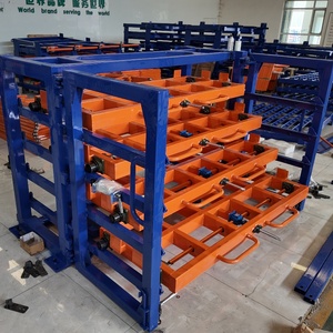 رف تخزين الأطباق قابل للطي ثنائي التشغيل يدوي ومحرك كهربائي لاسترجاع سهل، سعة 3 طن لكل طبقة - Product Image 2