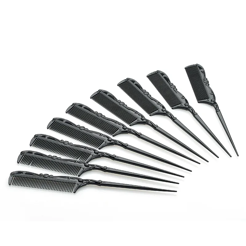 Black Cheap Plastic Pointed Tail Comb