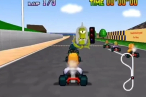 Cartouche de jeux vidéo rétro <span class=keywords><strong>Simpsons</strong></span> Kart 64 N64, version américaine, langue anglaise pour N64 - Product Image 3