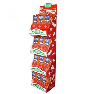 Tùy Chỉnh Cho Bền Tái Chế Khay Các Tông Hiện Đại Cửa Hàng Hiển Thị <span class=keywords><strong>Rack</strong></span> Cho Snack Thực Phẩm Sàn Hiển Thị Đứng Quảng Cáo - Product Image 2
