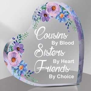 ของขวัญอะคริลิกรูปหัวใจจากแม่สำหรับลูกสาว ของขวัญวันเกิด ของขวัญวันคริสต์มาส/วันขอบคุณพระเจ้า ของขวัญสำหรับหลานสาว หลานชาย พร้อมชั้นวางโชว์ - Product Image 1