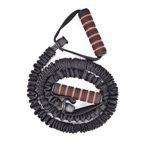 Win. Max cao cấp tập thể dục ban nhạc kháng tự nhiên ban nhạc Nylon tay áo nhiệm vụ nặng 15-30 lbs vải bao phủ ống với xử lý Grip - Product Image 5