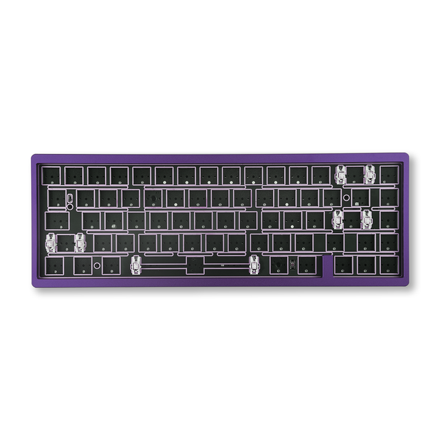 WEIKRV Lucky65V2 DIY 65% Gaming Keyboard Kit Barebones Custom Mechanical Wireless Hot-Swap Three Mode-/2.4G/Wired