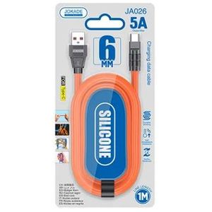 Jokade Orange <b>Usb</b> <b>Type</b> <b>C</b> Charging <b>Cable</b> 1m Fast Charge For Phone Tablet - Product Image 2