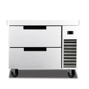 Refrigerador Comercial para Chefs de 36 Pulgadas, Venta al Por Mayor |   Refrigerador Bajo Mostrador de Acero Inoxidable de 2 Cajones para Equipamiento de Cocina de Restaurante - Product Image 1