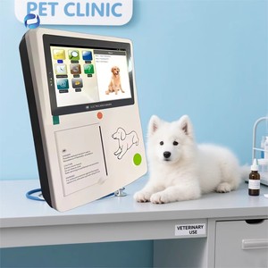Moniteur ECG à écran tactile 3 canaux, équipement <span class=keywords><strong>de</strong></span> diagnostic vétérinaire pour animaux <span class=keywords><strong>de</strong></span> compagnie, appareil médical électrique pour animaux - Product Image 1
