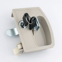 Serrure à came en alliage de zinc à quart de tour avec 2 clés pour armoire métallique Baileji 102*75mm 6230-A