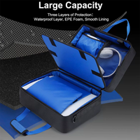 Sac de voyage pour PS5 de qualité supérieure, anti-rayures et résistant à l'usure, étui de rangement rigide antichoc pour console et manette