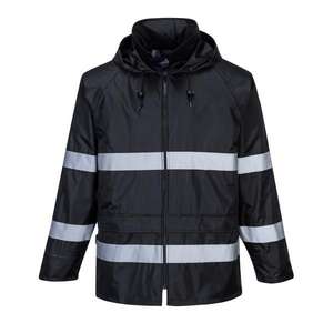 PORTWEST - F440BKRM Veste de pluie noire Classic Iona-EAN 5036108329380 PROTECTION TOUS TEMPS - Product Image 1