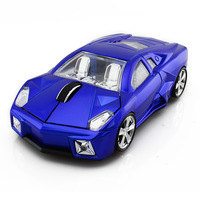 Accessoires d'ordinateur 2.4GHz 3D souris optique sans fil souris forme de voiture récepteur USB pour PC portable