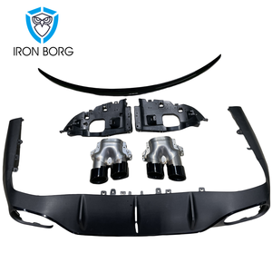 Para <span class=keywords><strong>Mercedes</strong></span> Clase <span class=keywords><strong>E</strong></span> W238 E53 Look difusor trasero-<span class=keywords><strong>Coupe</strong></span> C238 A238 <span class=keywords><strong>Cabrio</strong></span> tubo de cola Boby Kit - Product Image 2