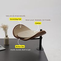 Hamac de bureau pour chat Work Buddy Home Office avec un espace confortable pour les animaux de compagnie pour des moments de convivialité tout en permettant à votre chat de se reposer