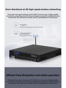 Ordinateur de bureau Lenovo ThinkCentre 730Q Mini <span class=keywords><strong>PC</strong></span> I5/i7 7e génération 8G 256G SSD, idéal <span class=keywords><strong>pour</strong></span> le gaming, les affaires, le bureau et la maison, avec Wi-Fi, occasion, de bonne qualité - Product Image 3