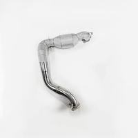 Tuyaux d'échappement en acier inoxydable SS304 de haute qualité avec bouclier thermique pour Mercedes-Benz GLB35 AMG 2.0T 2019-2023 – Amélioration de la puissance d'accélération