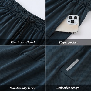 ผู้ชายกางเกงขาสั้นแห้งเร็ว 77% ไนลอน 23% สแปนเด็กซ์ <span class=keywords><strong>4</strong></span> วิธียืดกีฬาการฝึกอบรมกางเกงขาสั้นวิ่งผู้ชาย 5 นิ้วตะเข็บออกกําลังกายกางเกงขาสั้น - Product Image 6