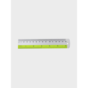 Instrument de mesure de largeur de règle en aluminium de 15cm - Product Image 1