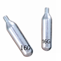 Petites cartouches de CO2 en acier pour pneus de vélo 12g 16g 20g 24g 25g 33g filetées basse pression pour remplissage rapide d'air