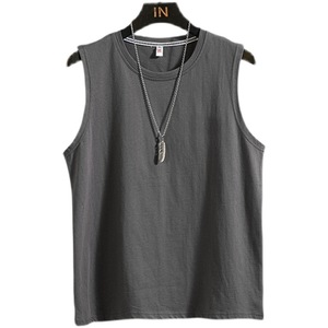 Canotta Estiva da <span class=keywords><strong>Uomo</strong></span> in Cotone, Girocollo, Senza Stiratura, Stampa Termotrasferibile, Versione Leggera, Sottile, Senza Maniche, per Basket - Product Image 5