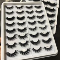 Cils Naturels En Gros Bande Complète Cils De Vison 20mm pour D pour Vegan Sans Cruauté À La Main 0.07MM D'épaisseur Russe