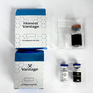 Eco-Friendly vial Box and Bottle Label Printing Shiny Hologram Paper Box 3ml 10ml Peptide Vial Packaging - Product Image 2