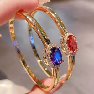 18K Gold <b>Bracelet</b> Set With Natural <b>Ruby</b> And Multicolored Stones For Women Fine Jewelry Spring 2025 Yiwu Origin - Product Image 1