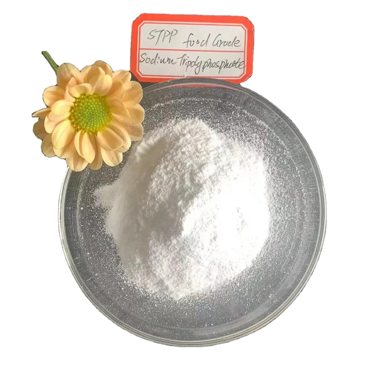 Phụ gia thực phẩm bột trắng Natri tripolyphosphate STPP bột trắng giá hóa chất công nghiệp khan