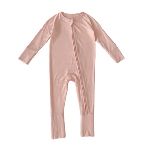Ensemble <span class=keywords><strong>pyjama</strong></span> Engepapa pour nouveau-né en fibre de bambou à double fermeture éclair combinaison douce pour <span class=keywords><strong>bébé</strong></span> combinaison pour dormeurs barboteuses pour <span class=keywords><strong>bébé</strong></span> - Product Image 1