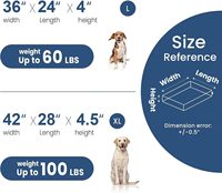Housse de lit pour chien en fausse fourrure, velours rose ultra doux, amovible et lavable, grande taille (sans rembourrage), 36 L x 24 W x 4 pouces d'épaisseur