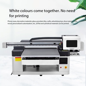 Imprimante à plat UV 60*90cm, 3 têtes <span class=keywords><strong>Epson</strong></span> CMYK+W+<span class=keywords><strong>V</strong></span>, machine d'impression UV LED avec hauteur d'impression de 0-15cm - Product Image 3