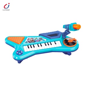 Tamburo Multifunzione Portatile per Piccoli Pianisti, Pianoforte, Chitarra, Strumenti Musicali DJ, Giocattoli per Bambini con Microfono - Product Image 2