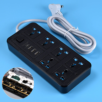 Multiprise USB multifonction de haute qualité à 6 voies, 3 ports USB Type C, 3 m, avec certifications CE et ROHS