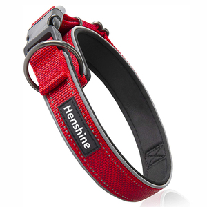 <span class=keywords><strong>Collar</strong></span> de Perro Ajustable de Diseño de Alta Calidad con Nylon Reflectante y Acolchado de Neopreno Suave - Product Image 1