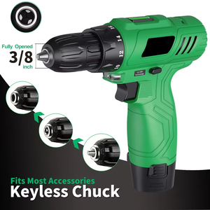 Perceuse électrique sans fil multifonction rechargeable à batterie, tournevis portatif sans fil à <span class=keywords><strong>brosse</strong></span>, sans clé, vente chaude - Product Image 3