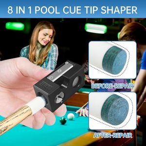 Outil de réparation 6 en 1 pour embouts de queue de billard, accessoire portable pour l'entretien de la queue de billard - Product Image 5