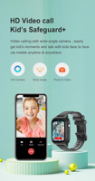 2026 Bestseller Premium Geschenkset Smartwatch K26 für Kinder mit 4G GPS SIM-Karte Quadratisches IPS-Display Zwei Armbänder & Umhängeband