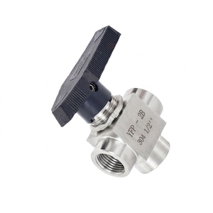 Válvulas de Bola de 3 Vías con Rosca Hembra de Acero Inoxidable, Interruptor Manual OEM para Tuberías, Sistema de Compresor de Aire, Alta Temperatura - Product Image 5