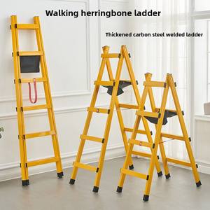 บันไดพับได้อเนกประสงค์แบบทันสมัยสำหรับใช้ในบ้านบันไดก่อสร้างมือถือแบบหนา - Product Image 6